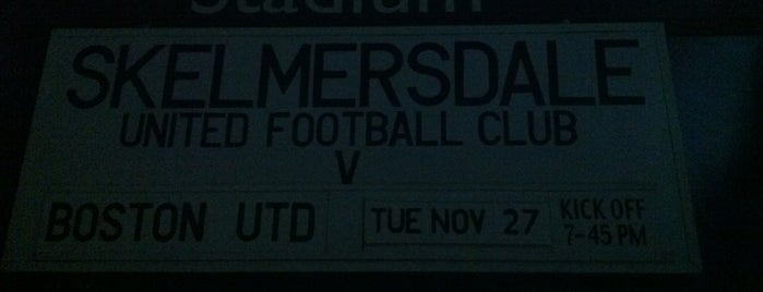 Skelmersdale United FC is one of Football grounds i have been to.
