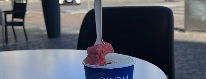 Grom is one of Gelato!! Ice cream.