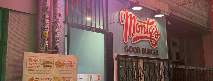 Monty’s Good Burger is one of Vegan Los Angeles.