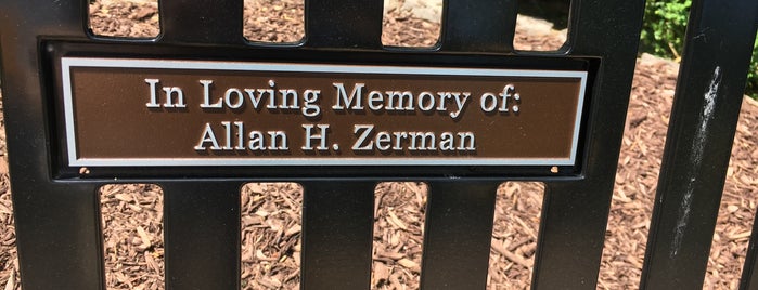 Allan H. Zerman memorial is one of seen onscreen.