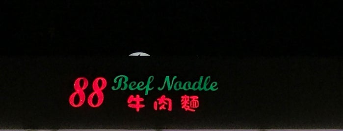 88 Beef Noodle is one of South Cal.