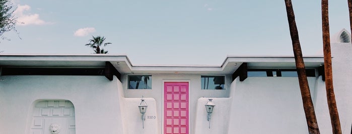 The Pink Door is one of Palm Springs.