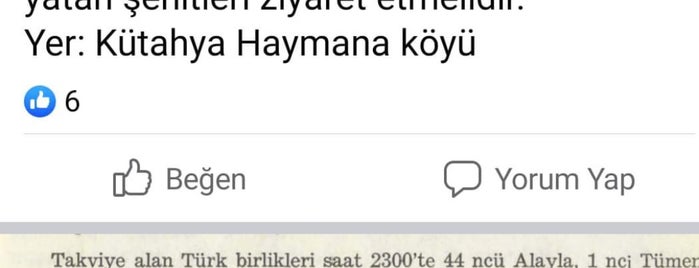 Haymana is one of Kütahya | Merkez Köyler.