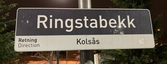 Ringstabekk (T) is one of T-banen i Oslo/Oslo Metro.