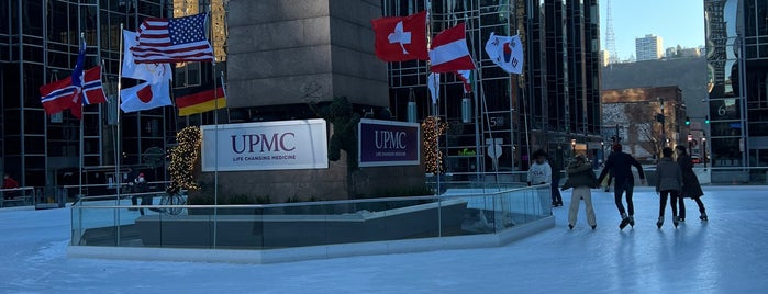 Ice Skating at PPG is one of Lieux qui ont plu à Mike.