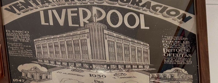 Liverpool is one of Lugares para comprar.