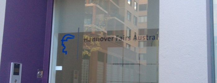 Hannover Fairs Australia is one of Orte, die Tony gefallen.