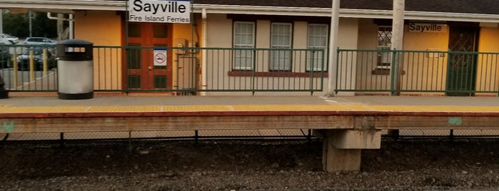 LIRR - Sayville Station is one of Been there.