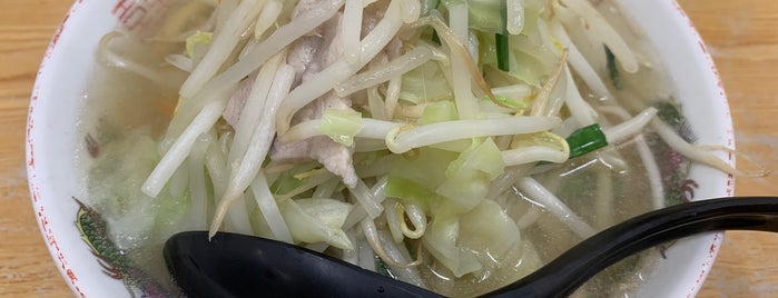 Tanmen Shaki Shaki is one of らー麺.