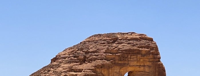 The Elephant Rock is one of AlUla.