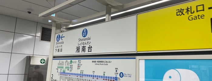 横浜市営地下鉄 湘南台駅 (B01) is one of 周辺地域.