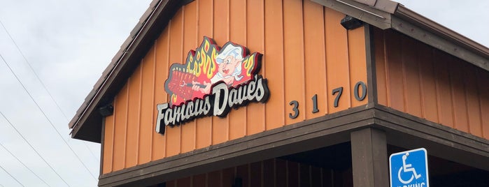 Famous Dave's is one of Modesto Places.