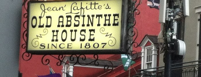 The Old Absinthe House is one of NOLA.