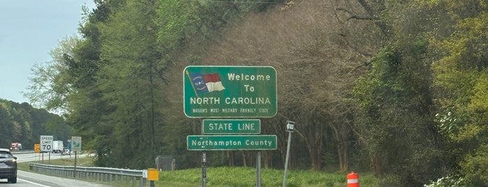 North Carolina / Virginia State Line is one of state border crossings.