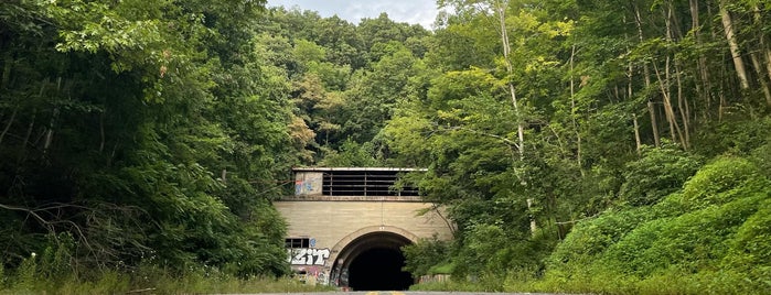 Ray's Hill Tunnel, Western Portal (Abandoned) is one of Abandoned PA Turnpike.