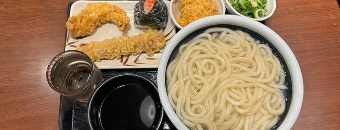 丸亀製麺 is one of 饂飩.
