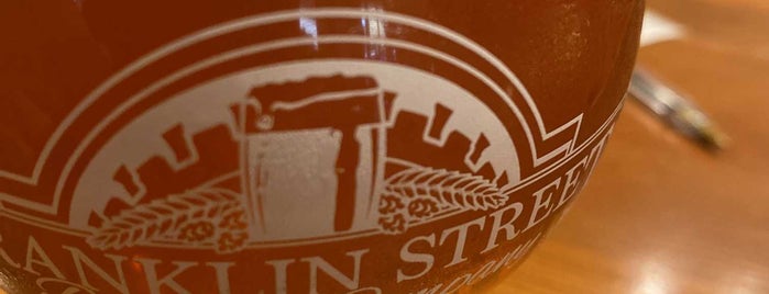 Franklin Street Brewing Company is one of Places I've been for a good drink.