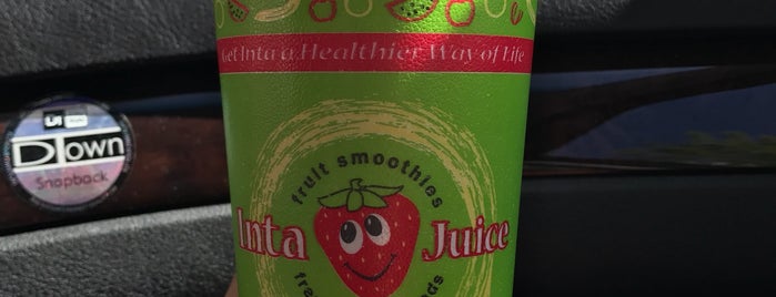 Inta Juice is one of Locais curtidos por Katie.