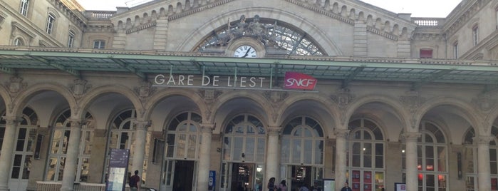 Gare SNCF de Paris Est is one of France.