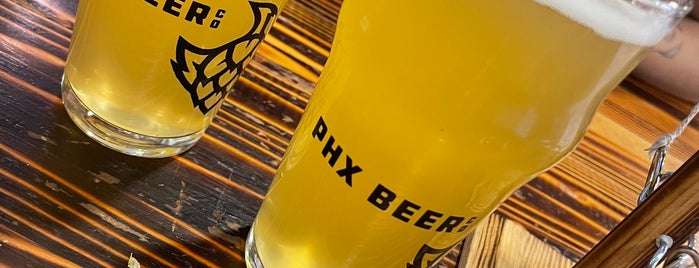 PHX Beer Co. Brewery & Tap Room is one of Phoenix-area craft breweries.