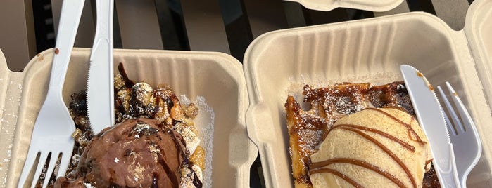 The Press Waffle Co is one of Dallas Restaurants Visited.
