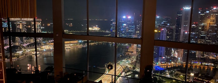 SKAI is one of Singapore rooftop bars.