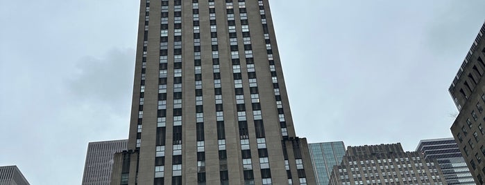 Rockefeller Plaza is one of New York.