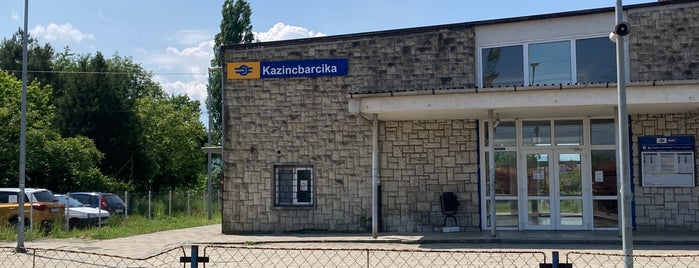 Kazincbarcika vasútállomás is one of Pályaudvarok, vasútállomások (Train Stations).