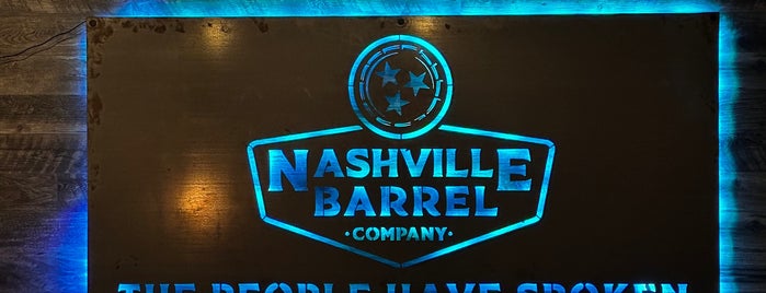 Nashville Barrel Co is one of TN Whiskey Trail.
