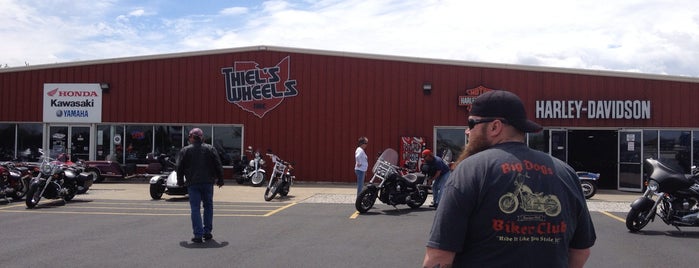 Thiel's Wheels Harley-Davidson is one of Harley-Davidson places II.