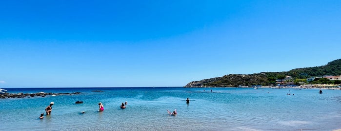 Kathara Beach is one of Rodos beaches.