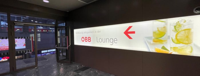 ÖBB Lounge is one of Wien (later).