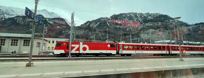 Bahnhof Meiringen is one of Honeymoon@Switzerland.