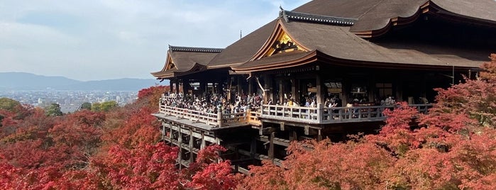 Kiyomizu-dera Temple is one of Kyoto.