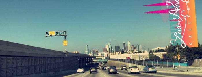 Los Angeles area highways and crossings