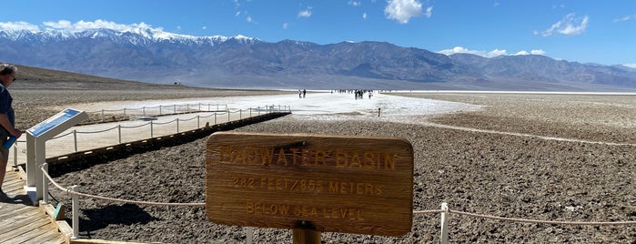 Badwater Basin is one of Death Valley.