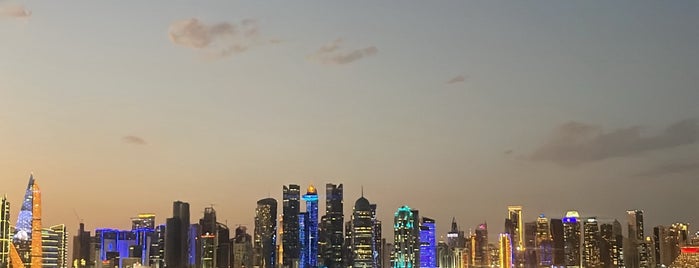 Corniche is one of Doha 🇶🇦.
