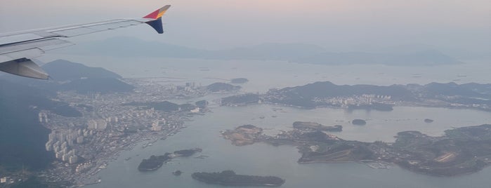 Yeosu Airport (RSU) is one of Work place.