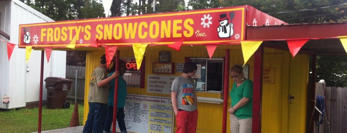 Frosty's Snowcones is one of Orte, die Drew gefallen.