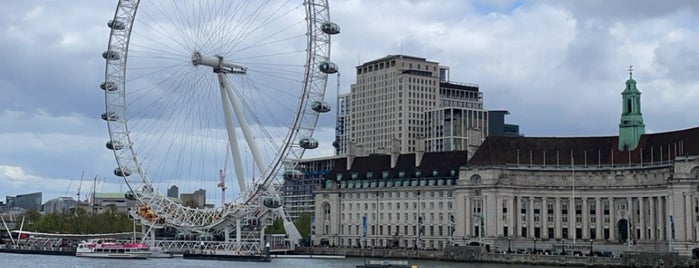 London Eye / Waterloo Pier is one of London eats/drinks/shopping/stays.