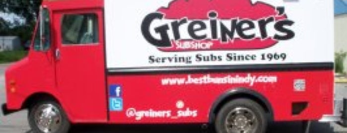 Greiner's Sub Shop is one of Circle City's Finest Rolling Cuisine ~Indianapolis.