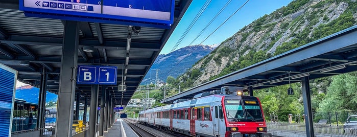 Bahnhof Leuk is one of Honeymoon@Switzerland.