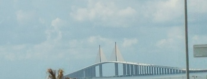 Skyway Bridge Shipping Channel is one of Lieux qui ont plu à Steve.