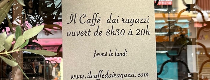 Il Caffe Dai Ragazzi is one of Cannes, monaco and nice..