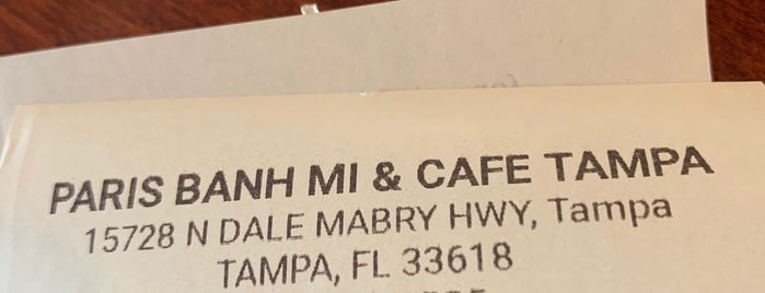 Paris Banh Mi & Cafe Tampa is one of FL, Tampa/St. Pete/Clearwater.