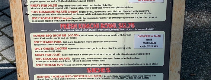 Kimchi Taco Truck is one of Food Trucks NYC.