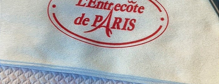 L'Entrecôte de Paris is one of Paris.