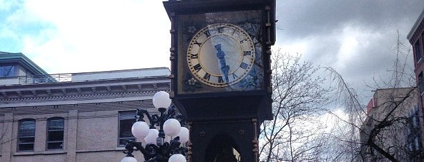 Gastown Steam Clock is one of Vancouver: favorite art places & great outdoors!.