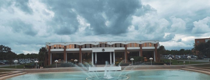 UCF John C. Hitt Library is one of Locais curtidos por Mesha.