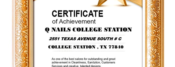 Q Nails College Station is one of College Station.